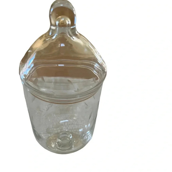Vintage Cut Glass Candy Dish 8” - Picture 1 of 2